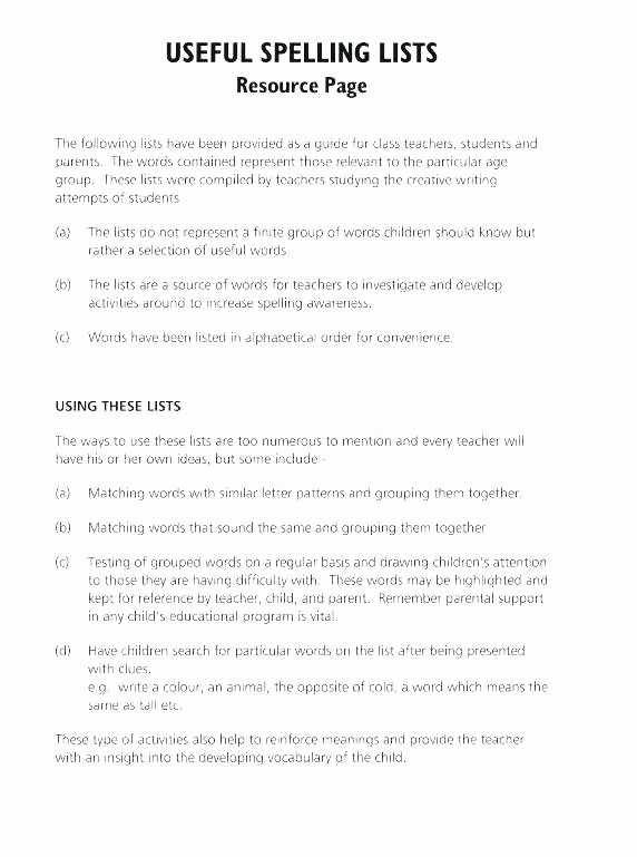 floss rule worksheet
