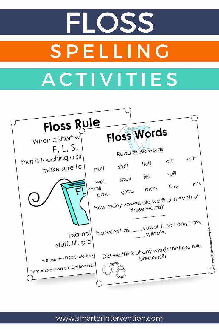 Phonics Floss Rule Worksheet Elegant Floss Spelling Rule Activities 