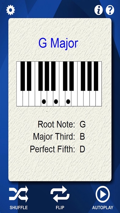 Piano Chords Flash Cards Appmuse