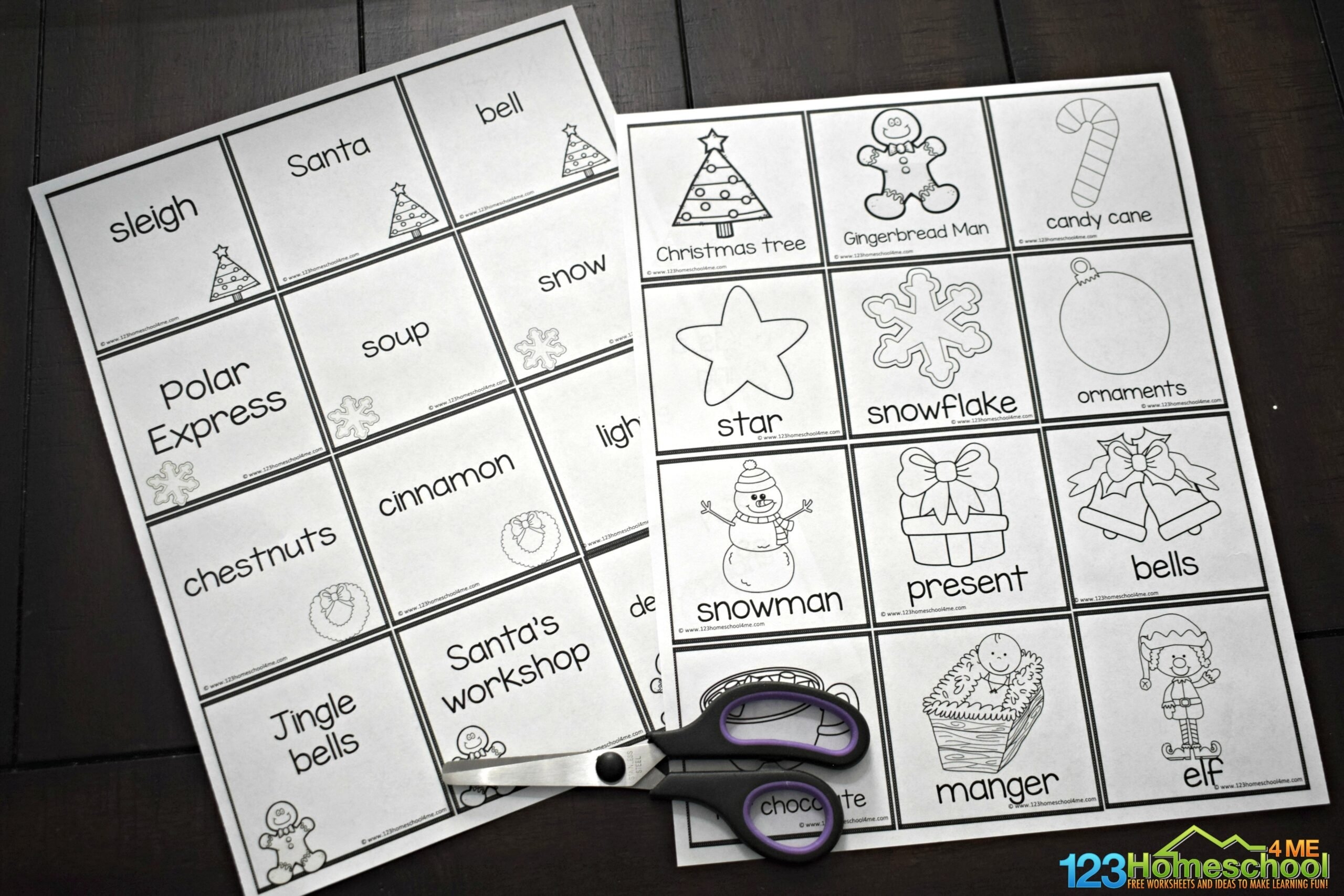 pictionary words printable cards