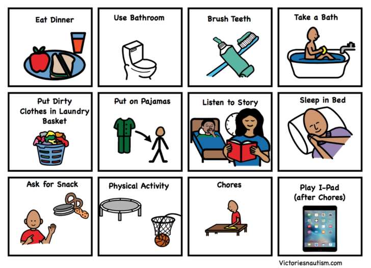 printable autism picture cards