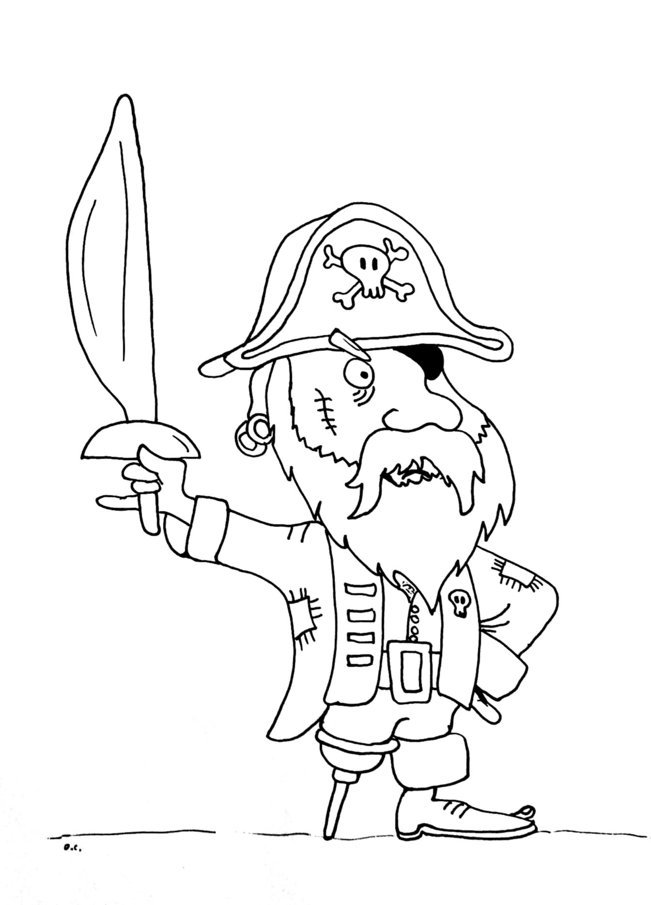 Coloring Pages Of Pirates