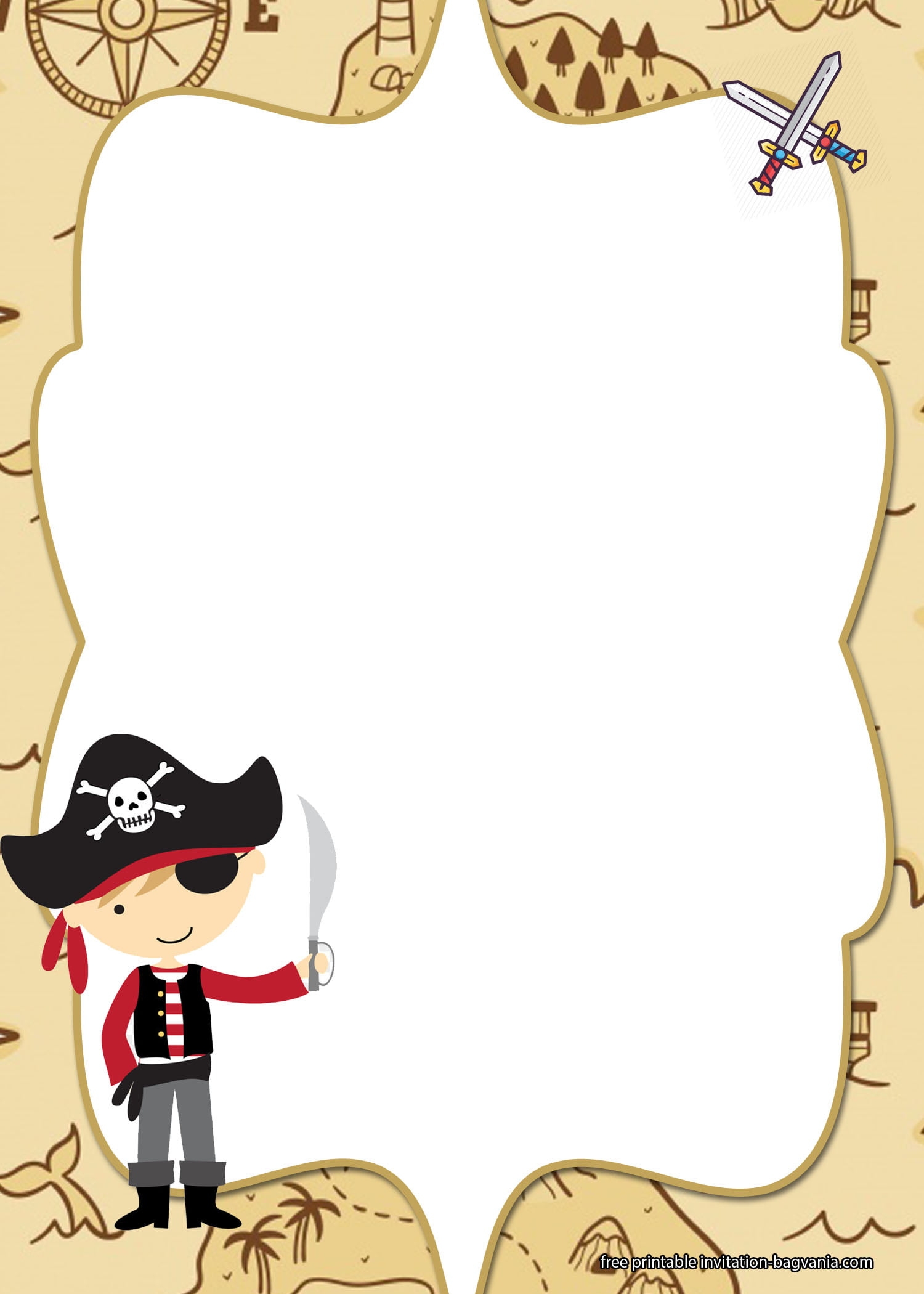 Pirate Invitation Template