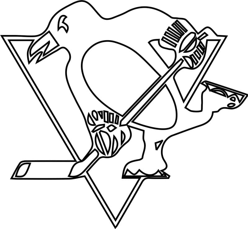 Pittsburgh Penguins Logo Coloring Page Free Printable Coloring Pages 