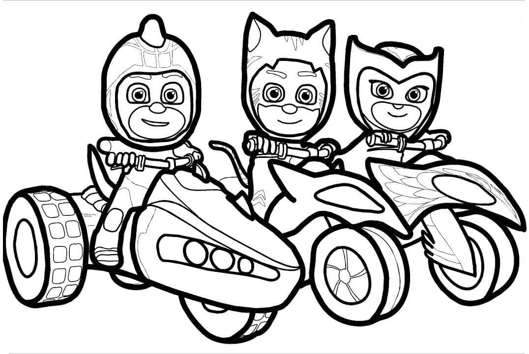 PJ Masks 6 Coloring Page Free Printable Coloring Pages For Kids