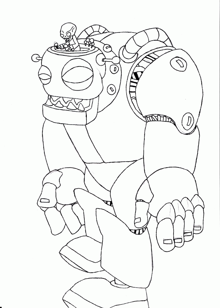 Plants Vs Zombies Printable Coloring Pages Coloring Home