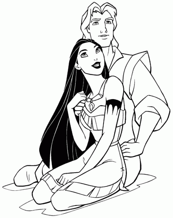 Pocahontas Printable Coloring Pages Coloring Home