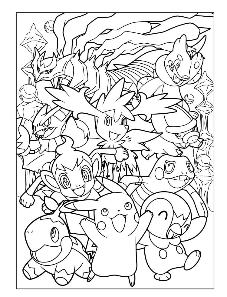 Free Coloring Pokemon Pages