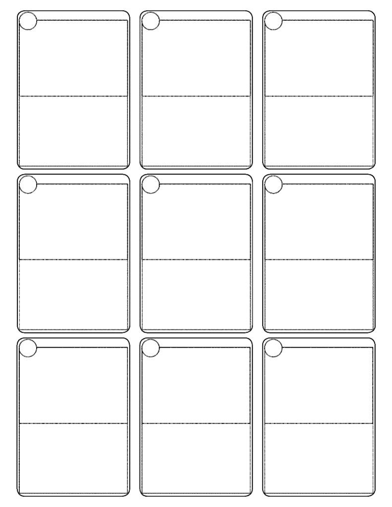 Pokemon Cards Template Blank Pokemon Card Printable Printable Card Free
