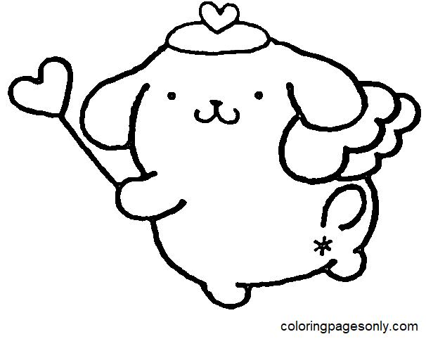Pom Pom Purin Coloring Pages
