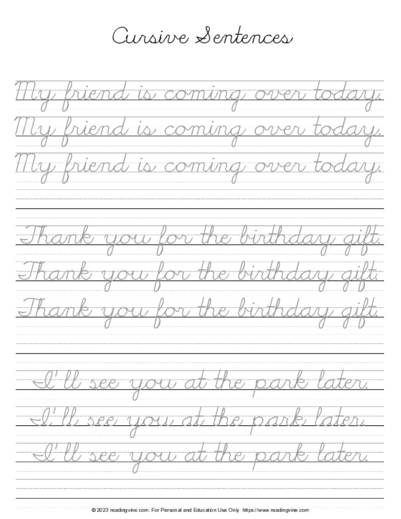 Practice Cursive Writing Worksheet PDF PDF Worksheets Library