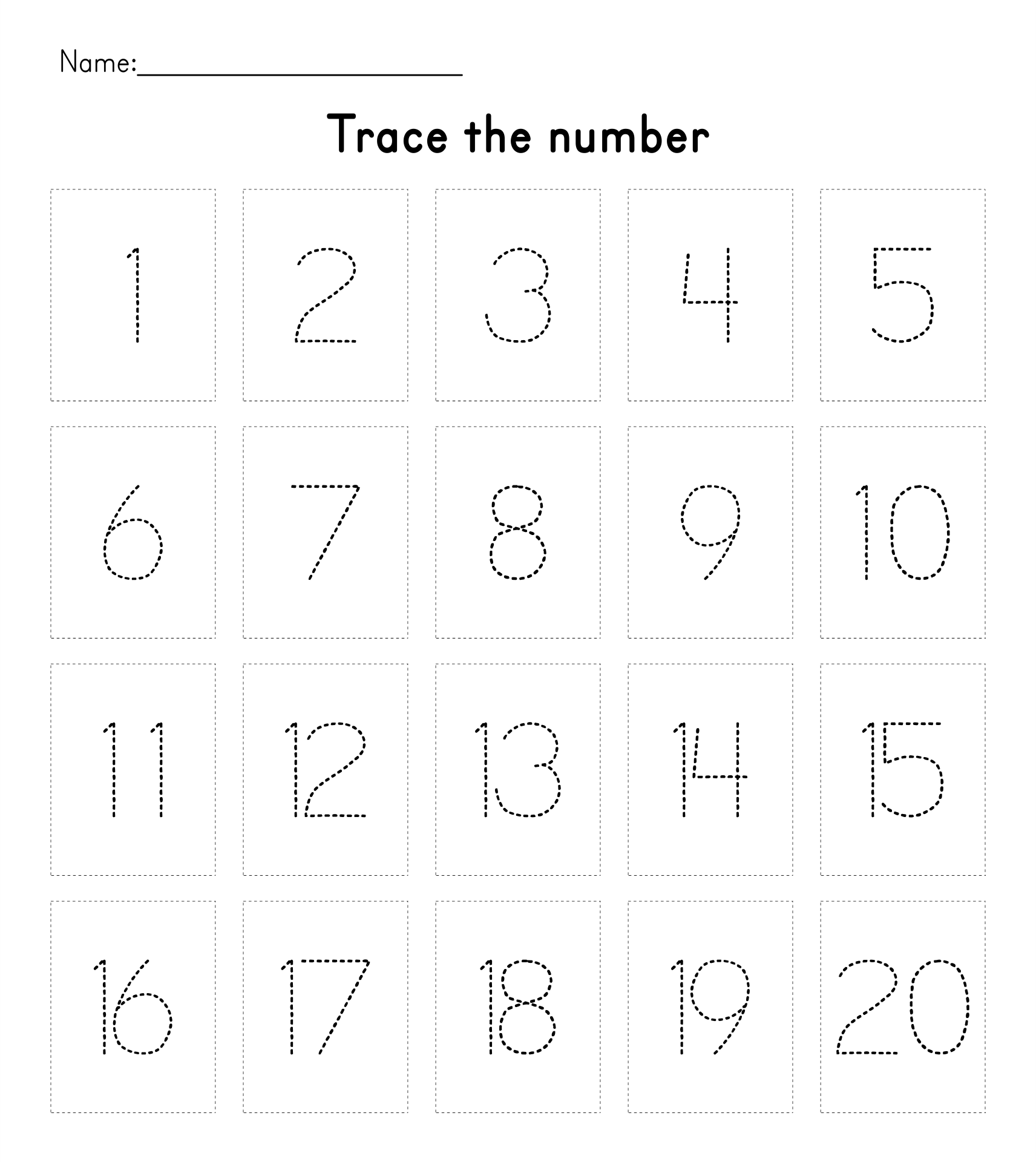 free worksheets preschool