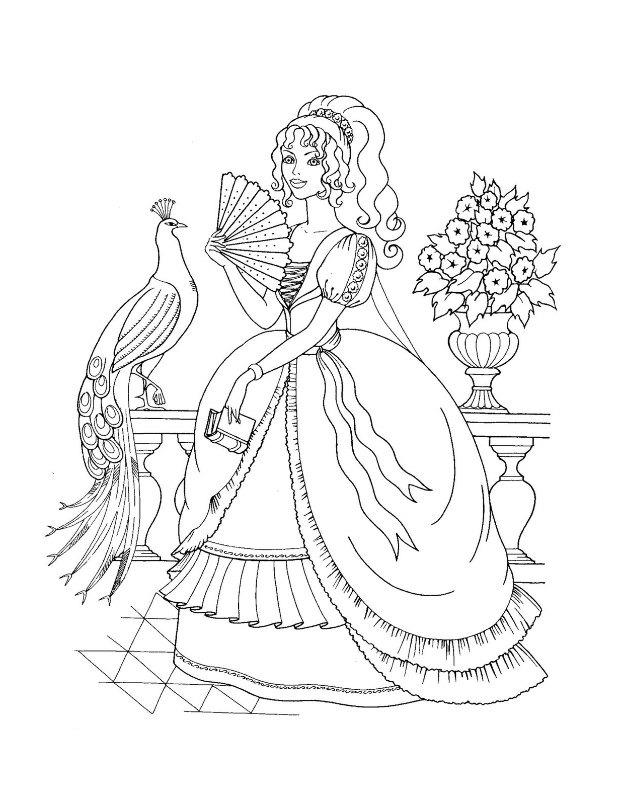 Free Printable Princess Coloring Pages