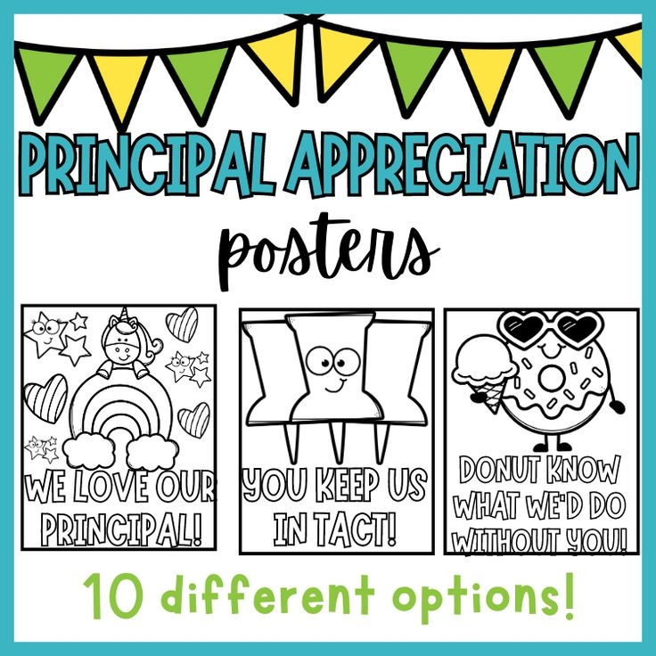 Principal Appreciation Day Activity 10 Posters For Principal 