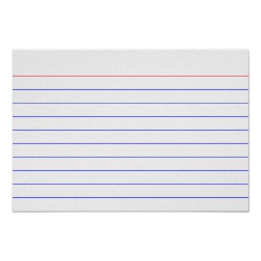printable 5x7 index cards