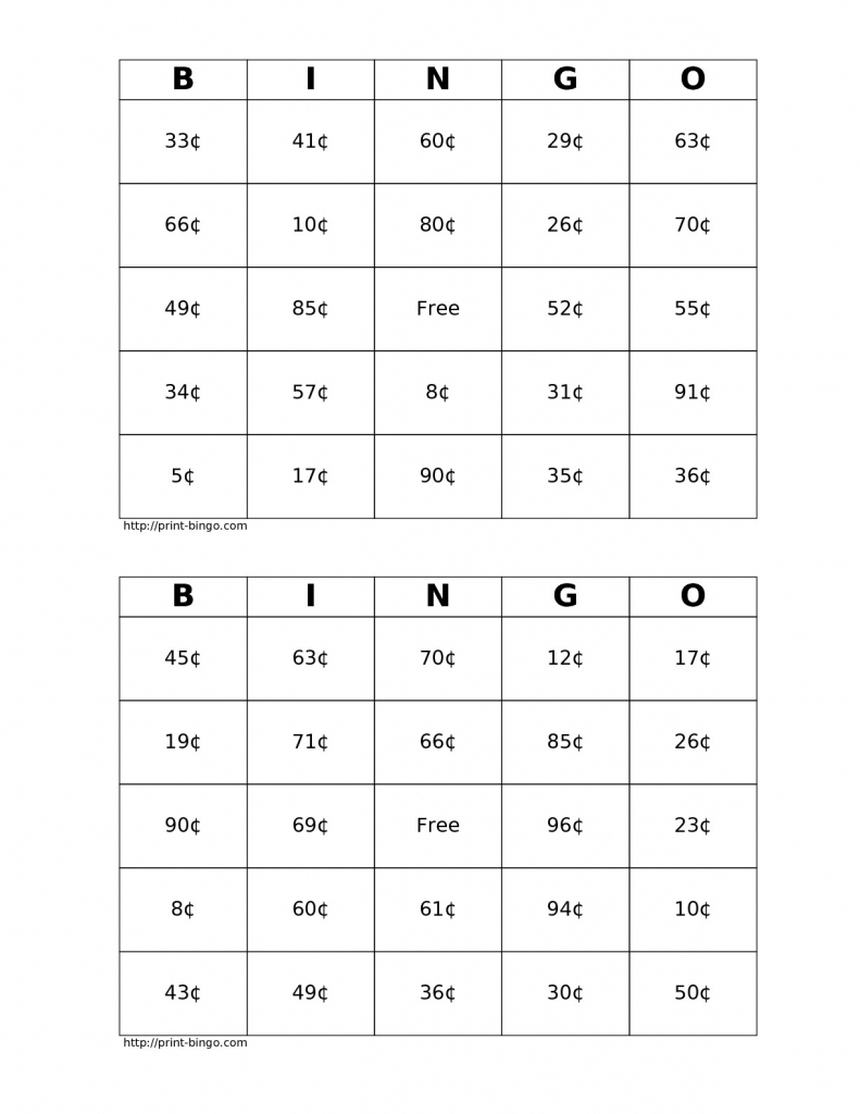 Printable Addition Bingo Cards Printable Cards
