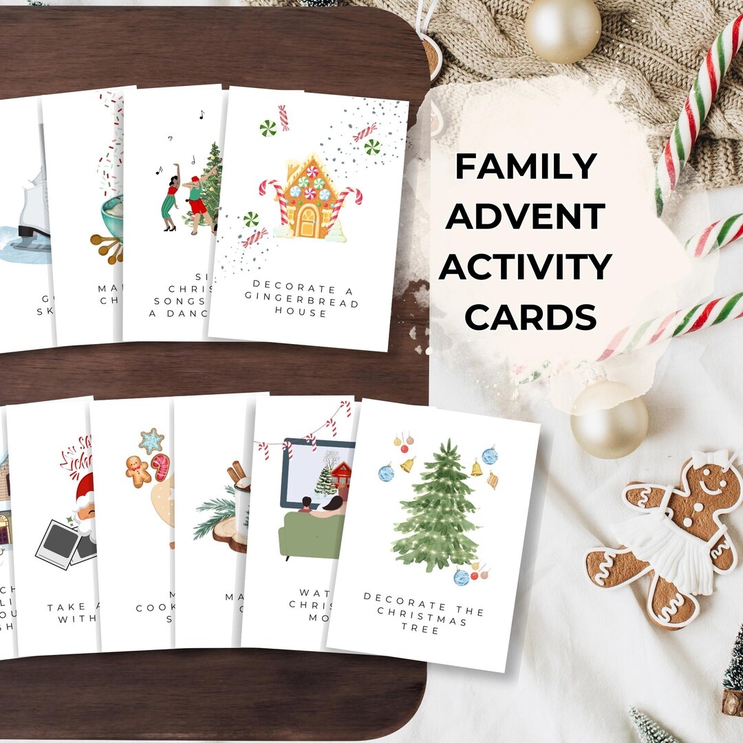 printable advent activity cards