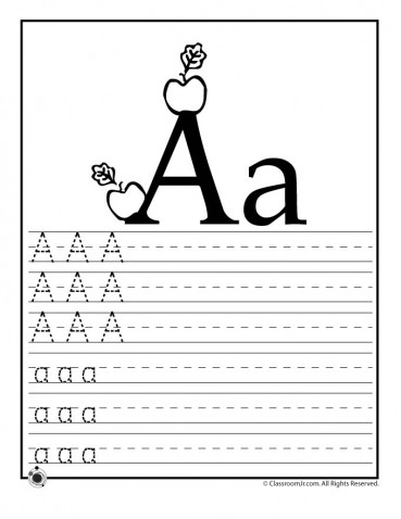 printable alphabet letters worksheet