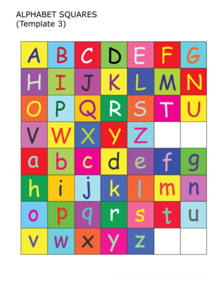 Printable Alphabet Letters Free For Kids Wiki Printable