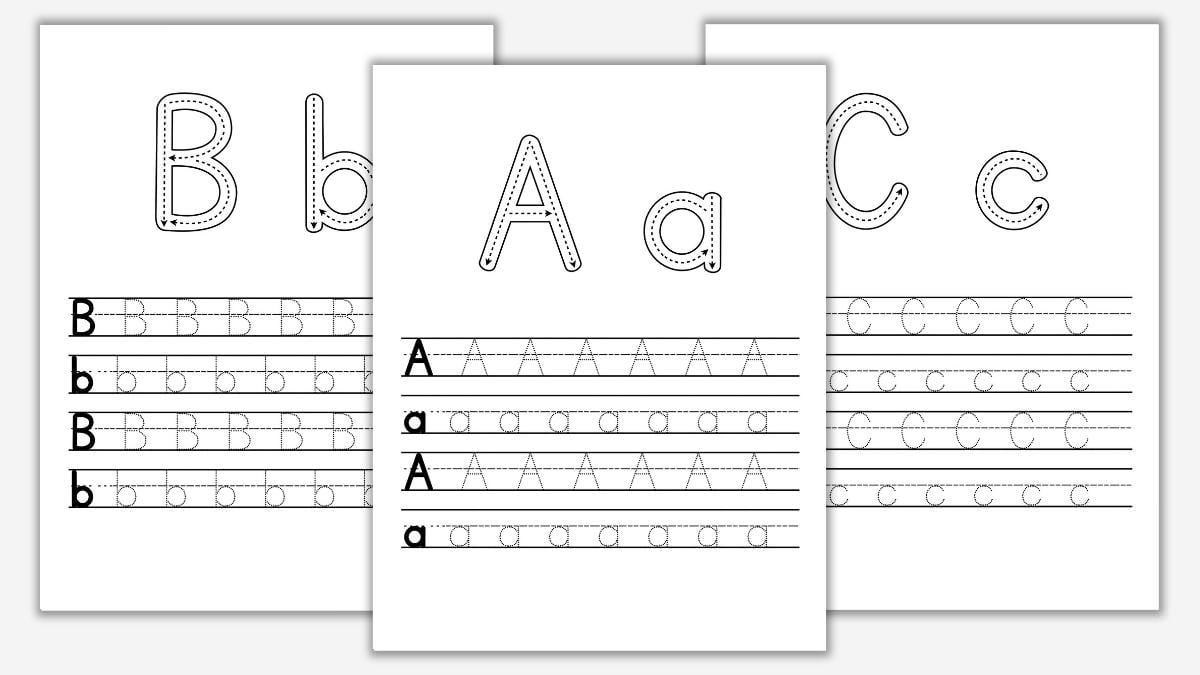 free printable alphabet worksheet