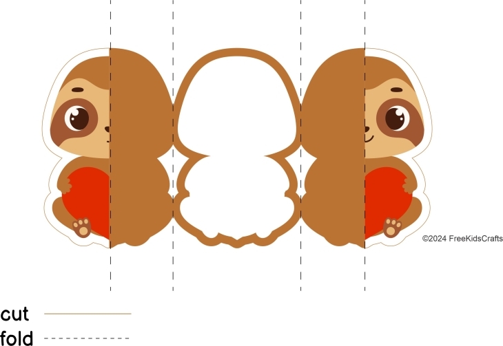 printable animal valentine cards