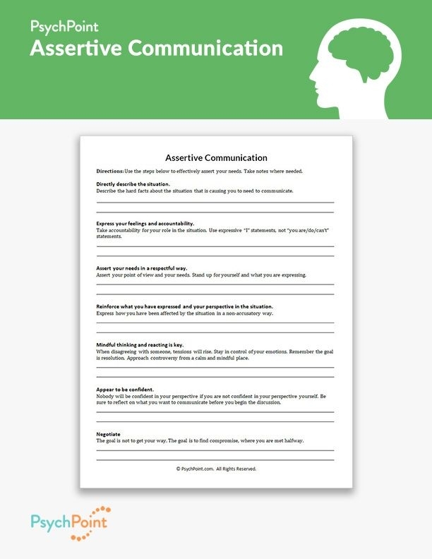 worksheets on communication