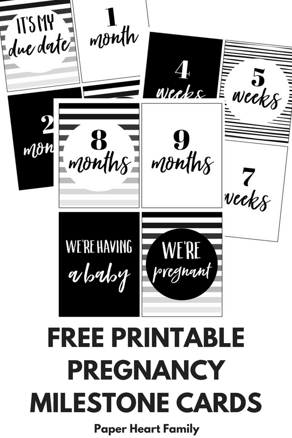 Printable Baby Milestone Cards Great Selection Www pinnaxis
