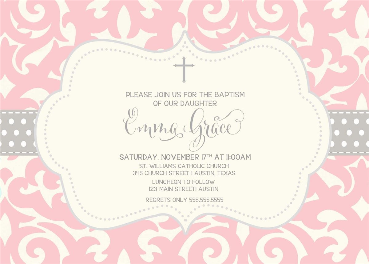 Printable Baptism Invitations In Spanish