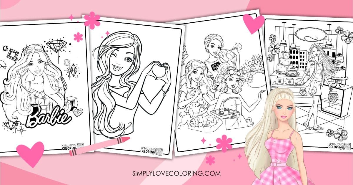 Printable Barbie Pictures To Colour For Infoupdate