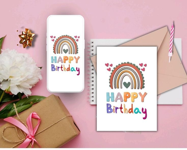 Printable Birthday Card For Kids Phone Birthday Card 1 St Birthday