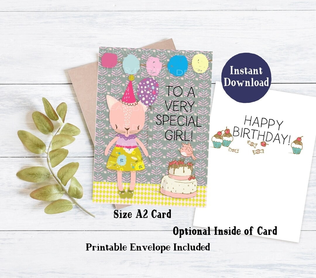 Printable Birthday Cards Granddaughter Printable Lab