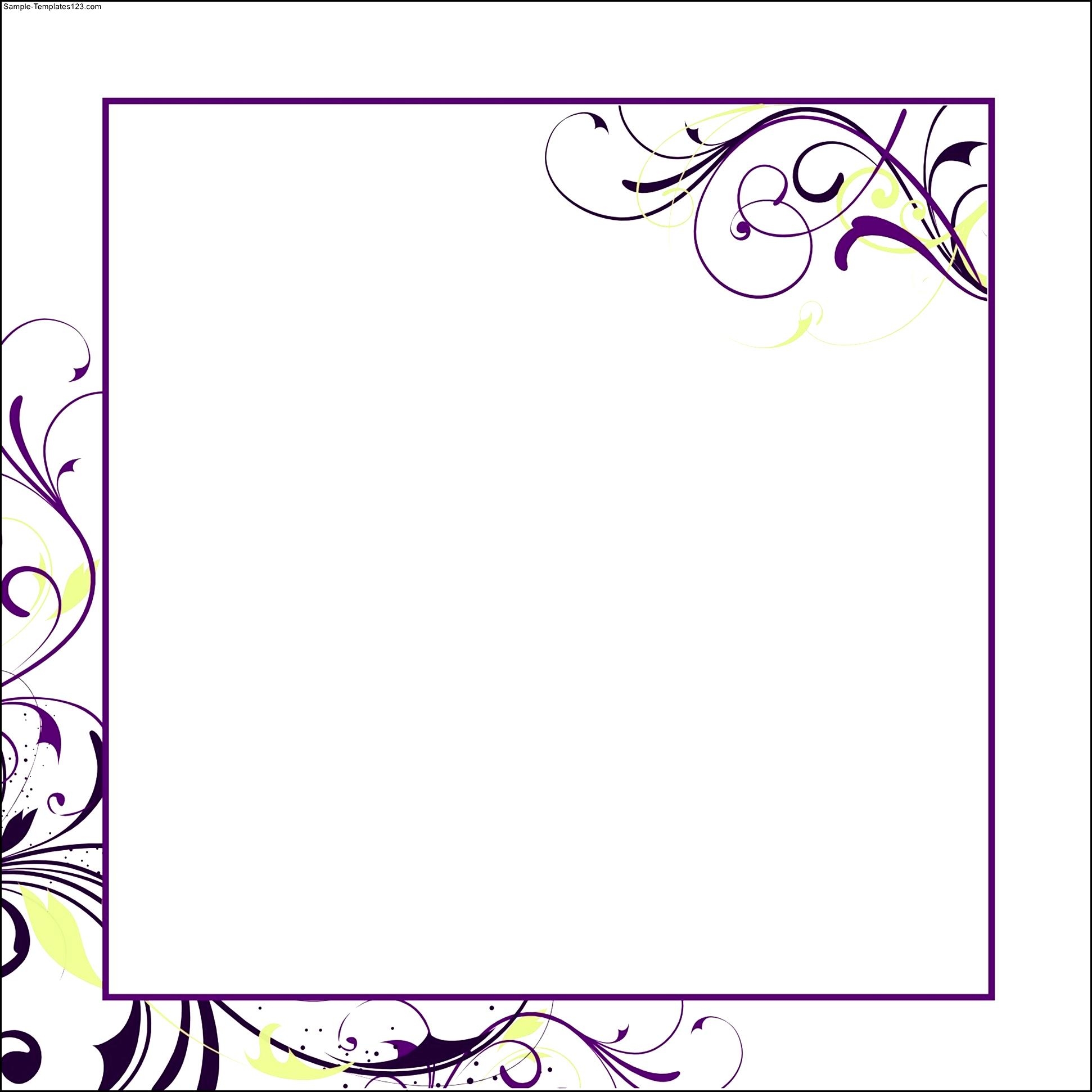 Printable Blank Invitation Templates For Microsoft Word Forms My XXX 