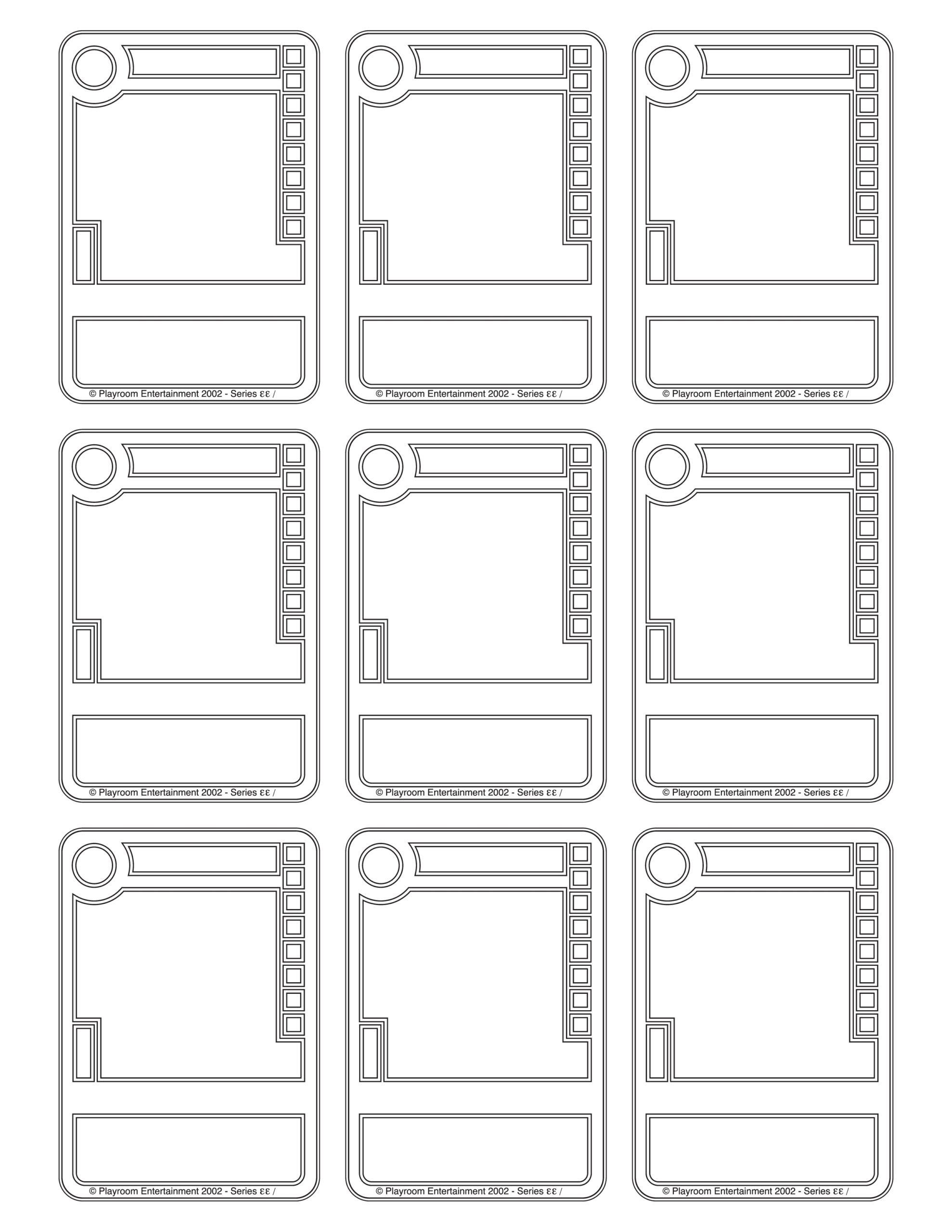 Printable Blank Playing Card Template Printable Templates