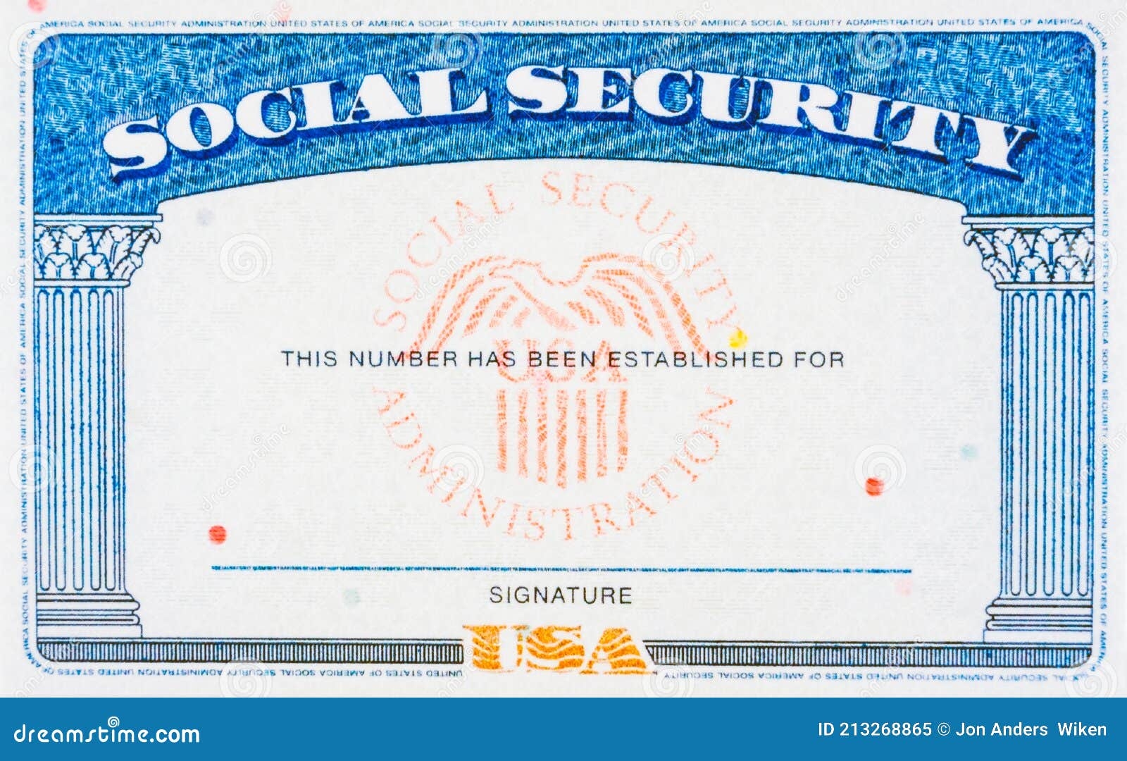 printable blank social security card template
