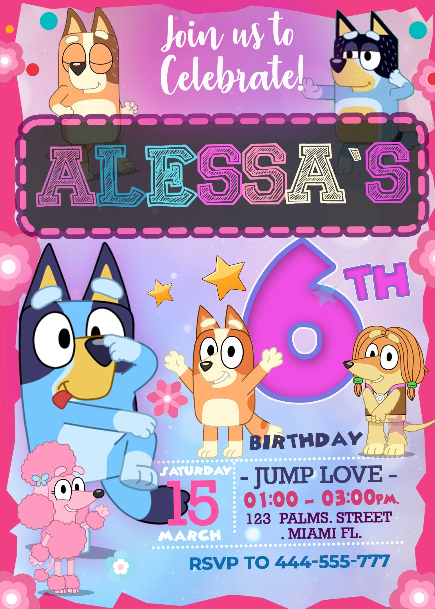 Printable Bluey Birthday Invitations The Best Porn Website