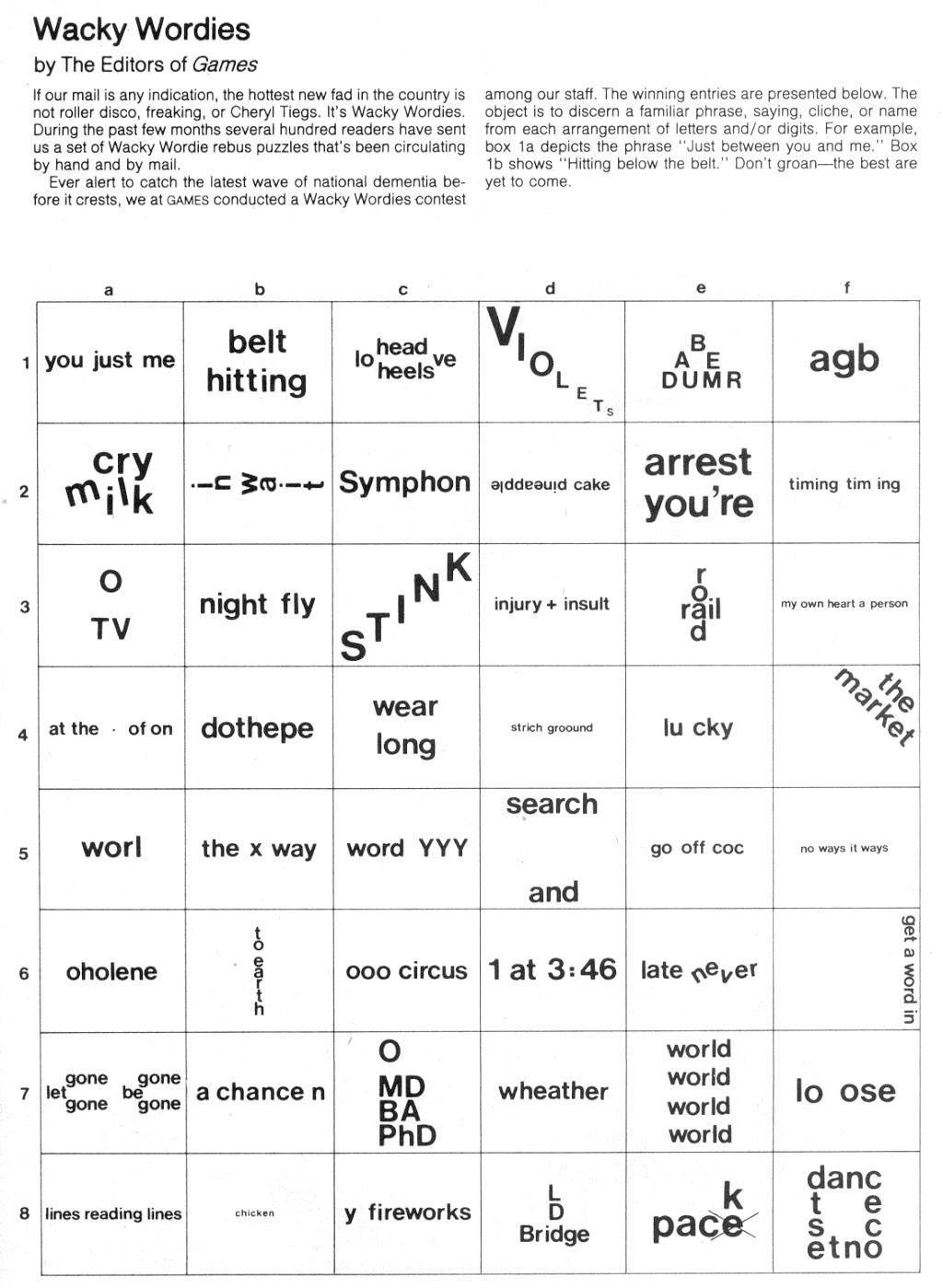 brain teaser printable games for adults at work