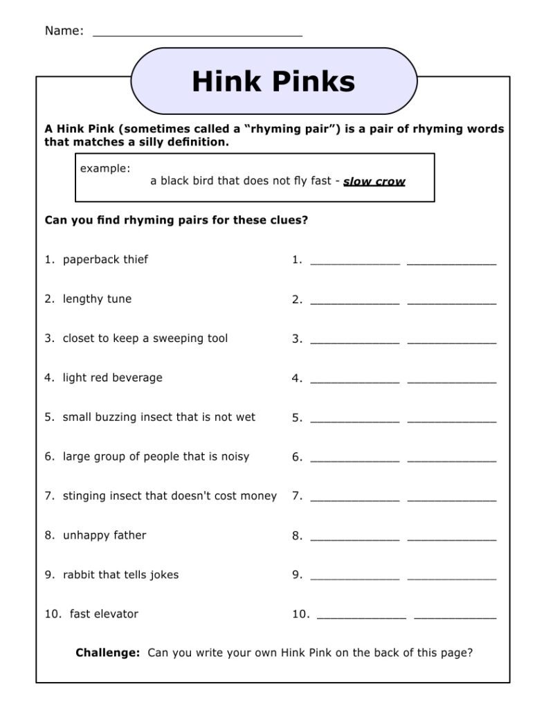 Printable Brain Teaser Worksheets For Adults Peggy Worksheets