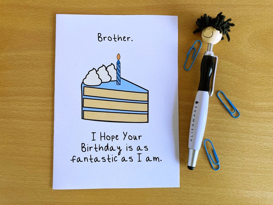printable birthday card for brother