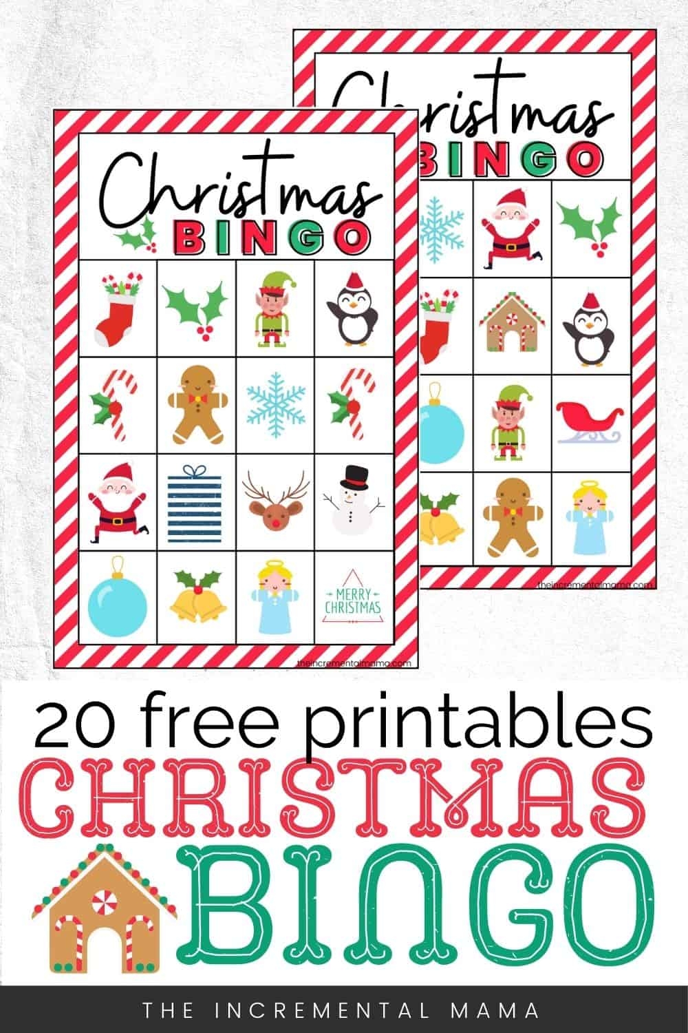Printable Christmas Bingo Cards Free