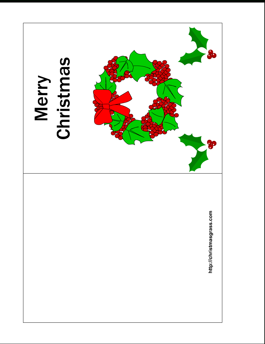 Printable Christmas Birthday Cards