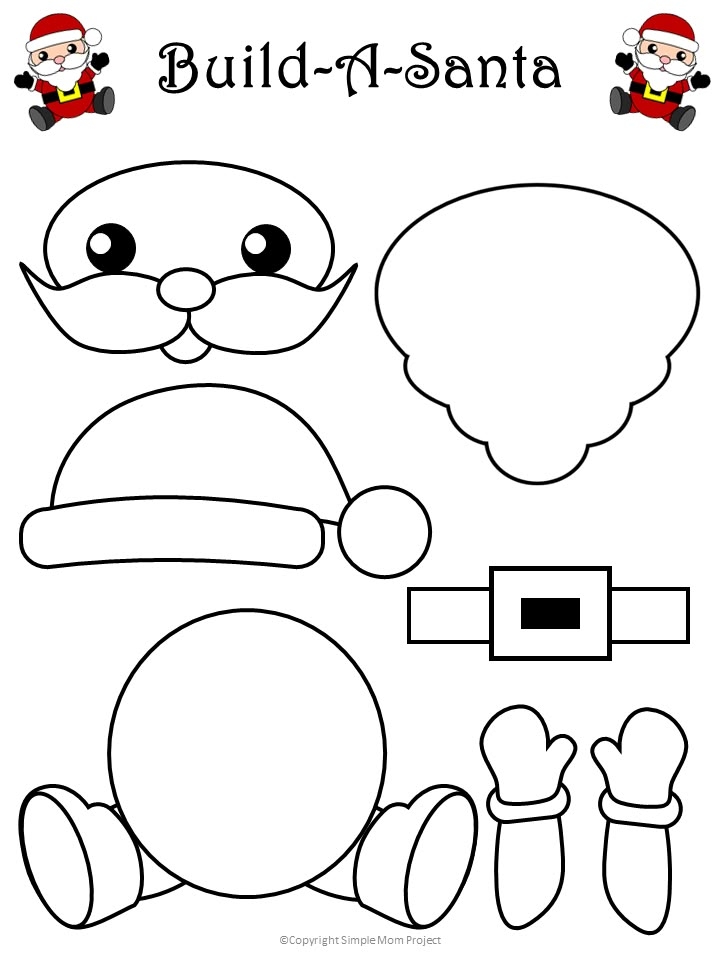 printable christmas crafts for kids pdf