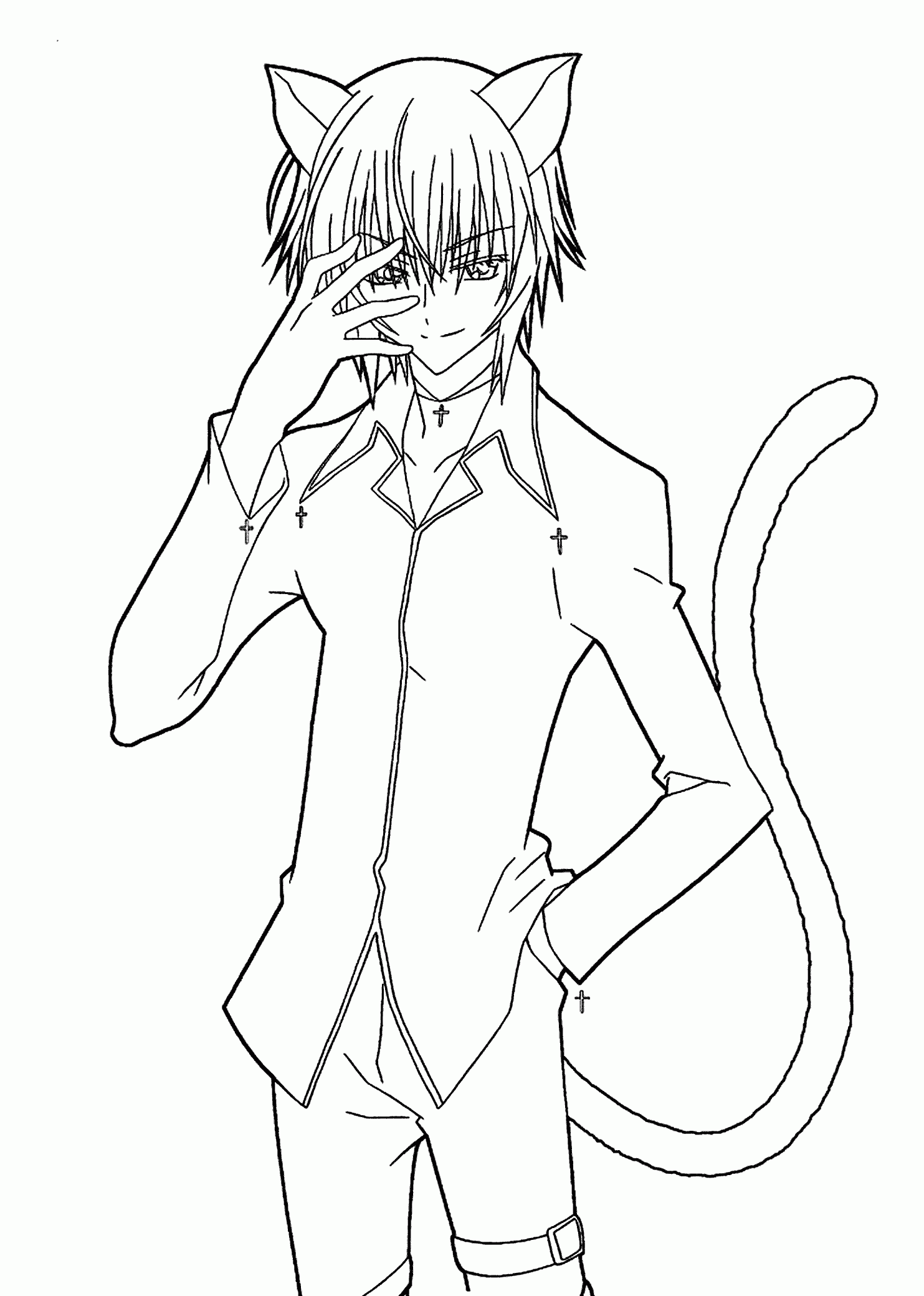 Printable Anime Coloring Pages