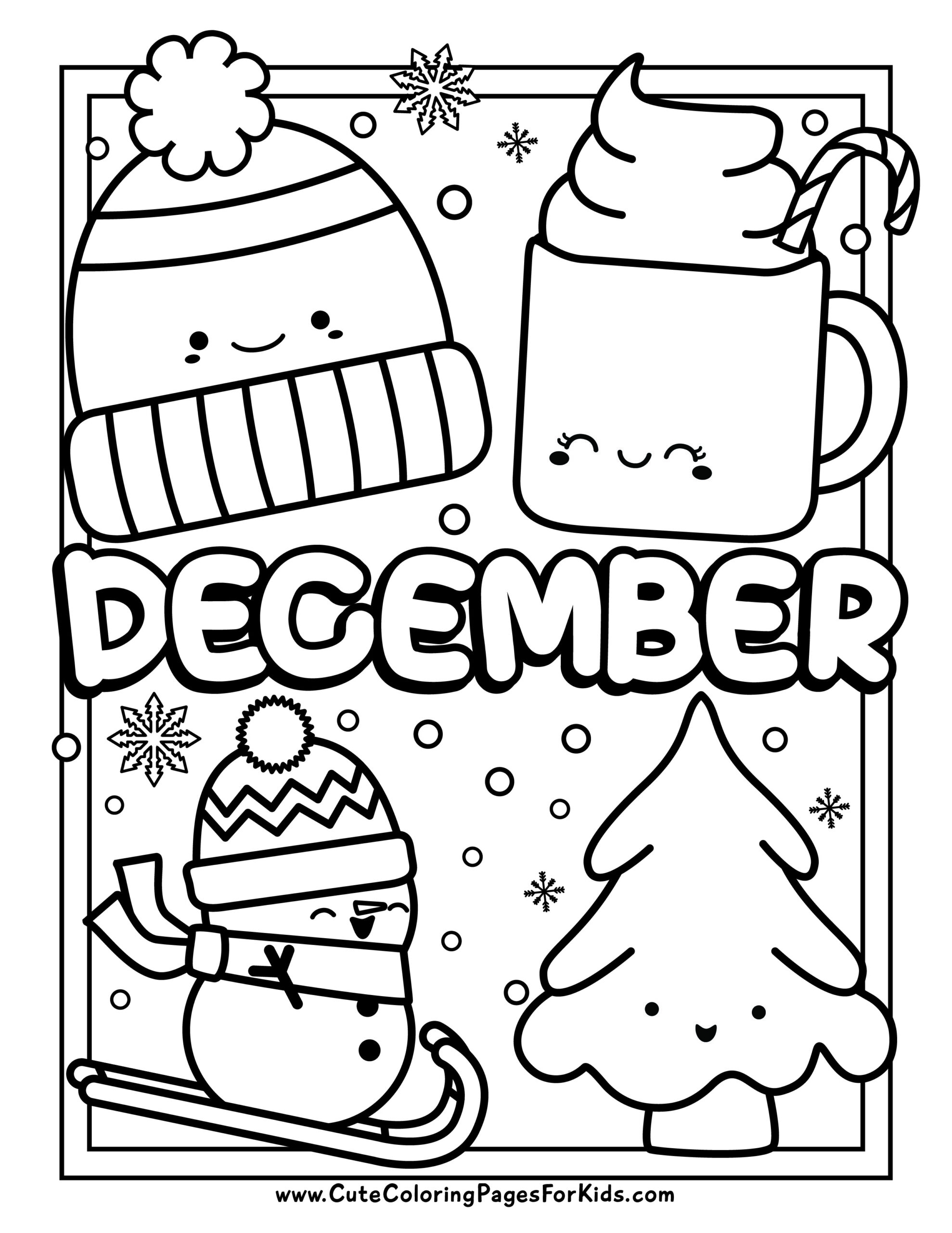 Cute Free Coloring Pages