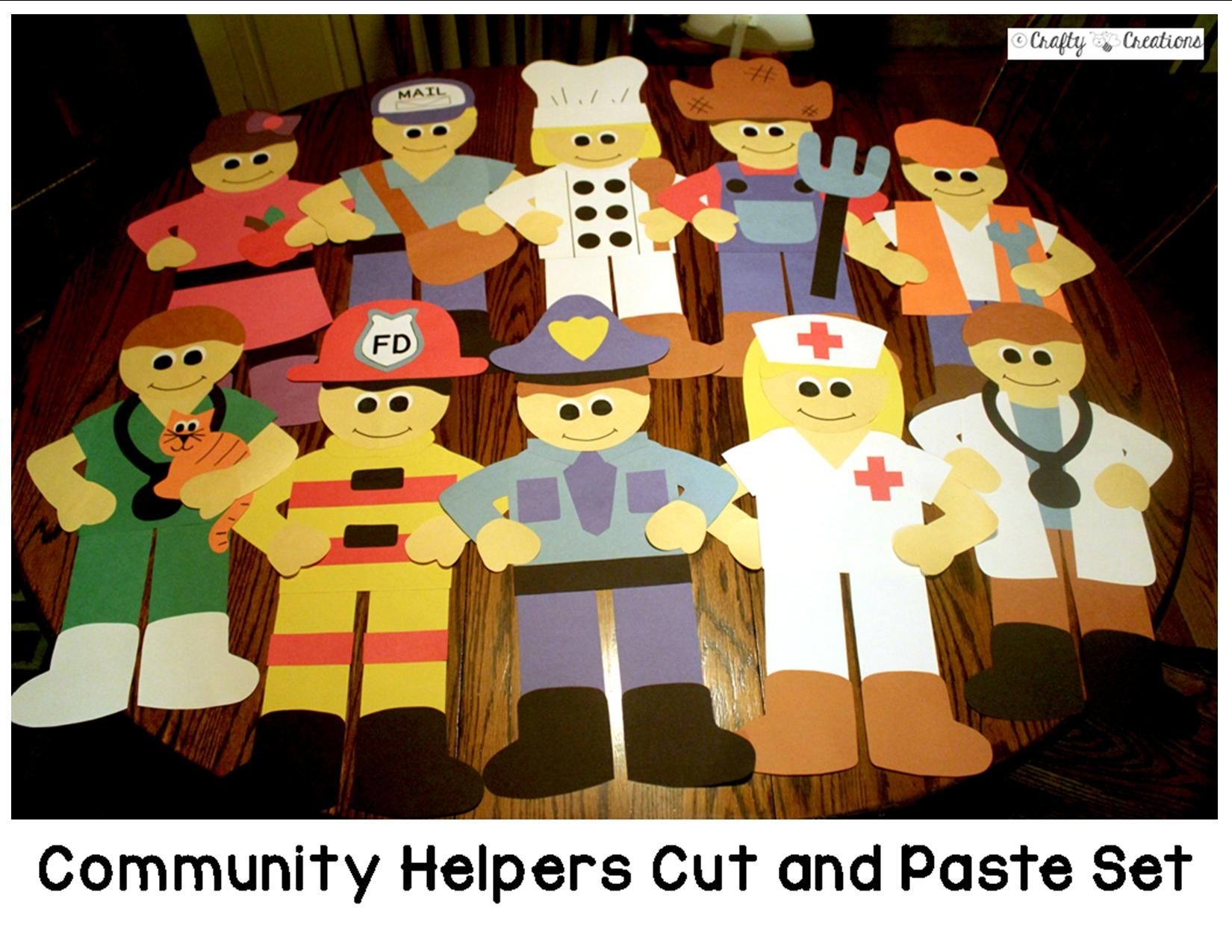 Printable Community Helpers Crafts Printable Sight Words List