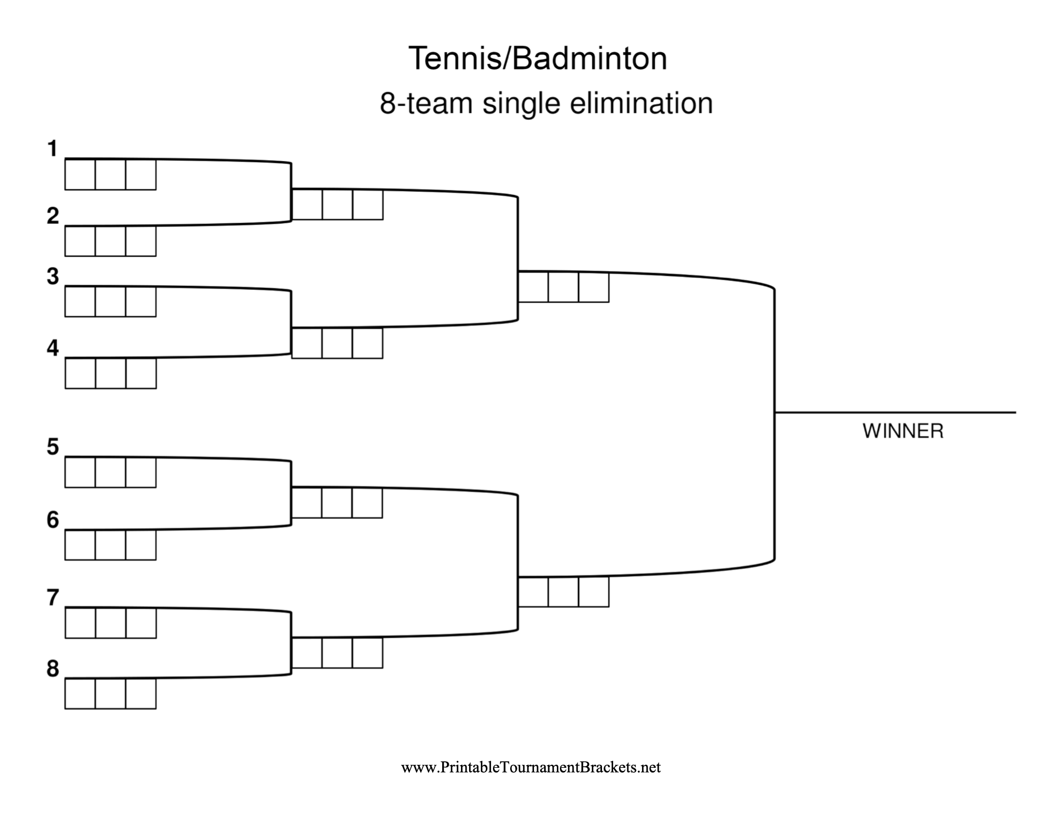 Printable Draw Sheets Tennis Printable Form Templates And Letter