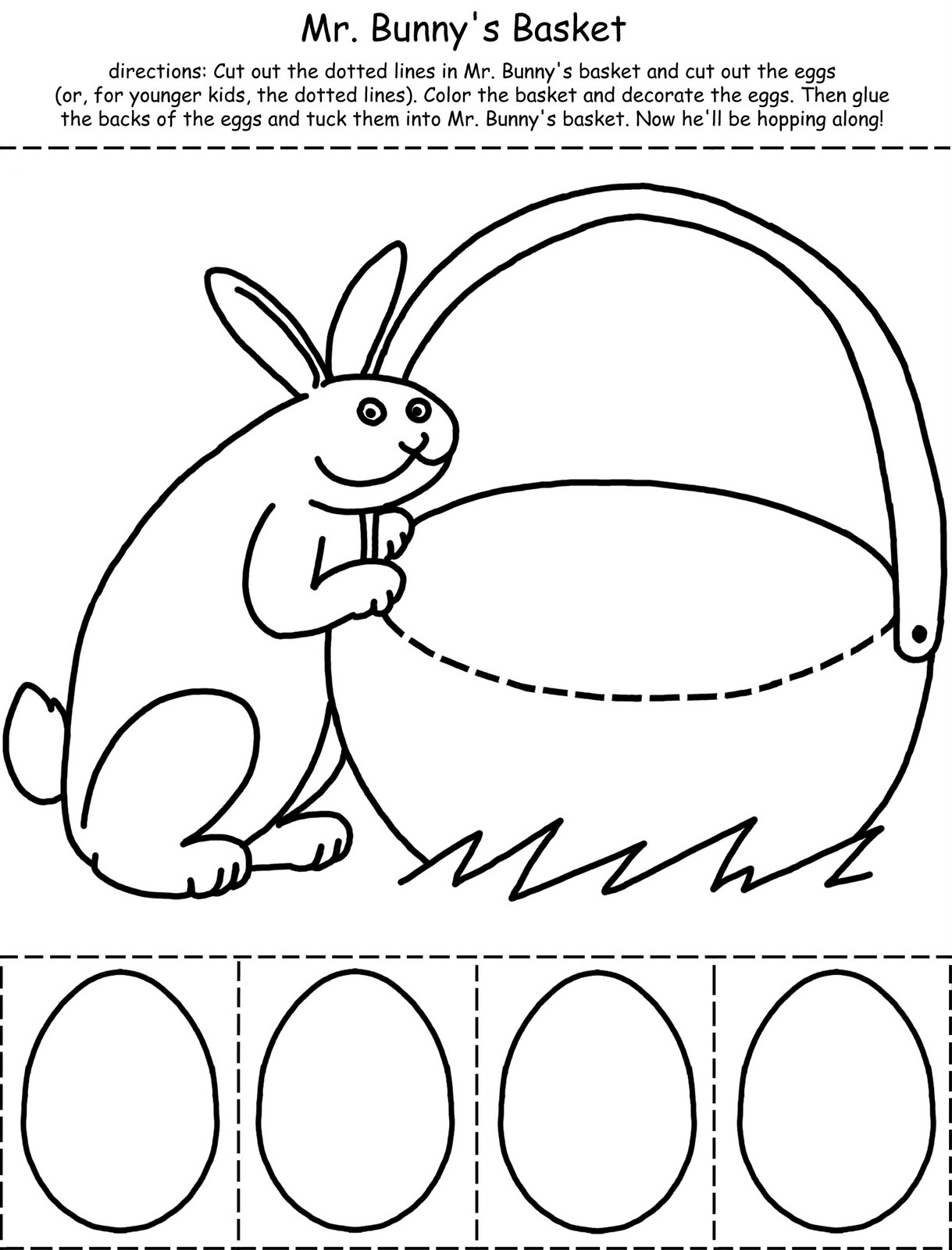 Printable Easy Printable Easter Crafts