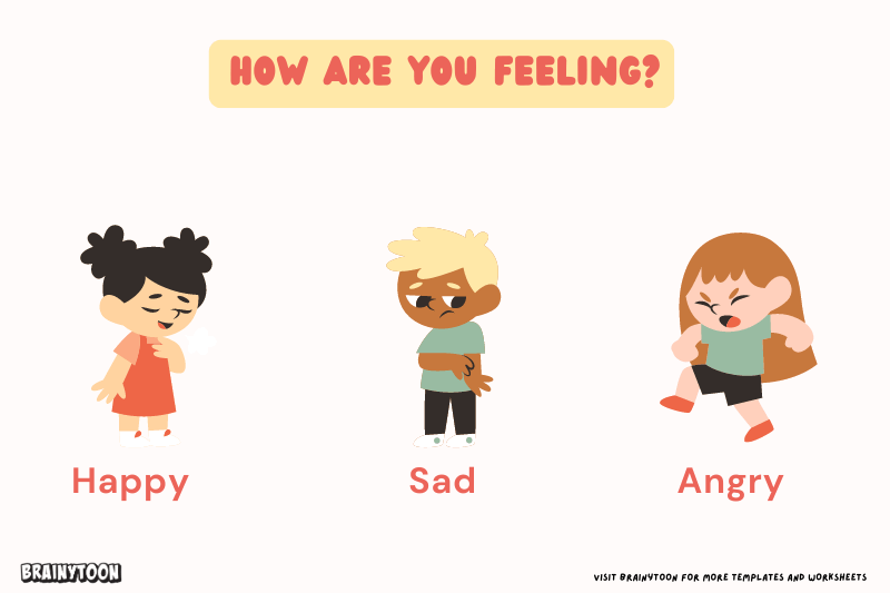 Printable Emotions Worksheets For Preschoolers