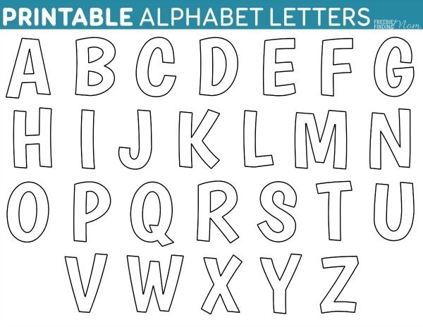 printable free alphabet templates