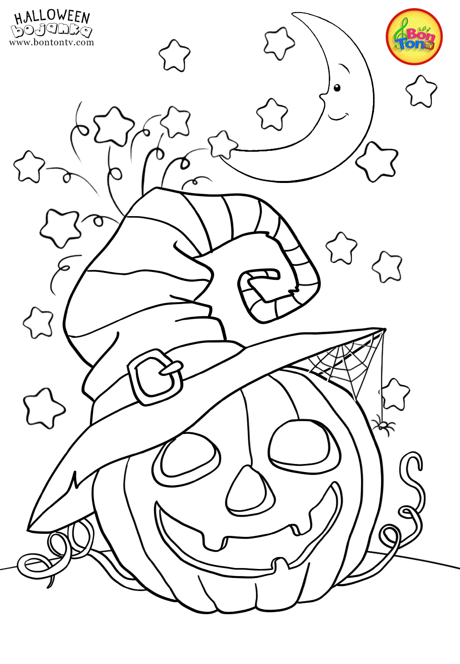 Printable Haloween Coloring Pages EudrinenBleir