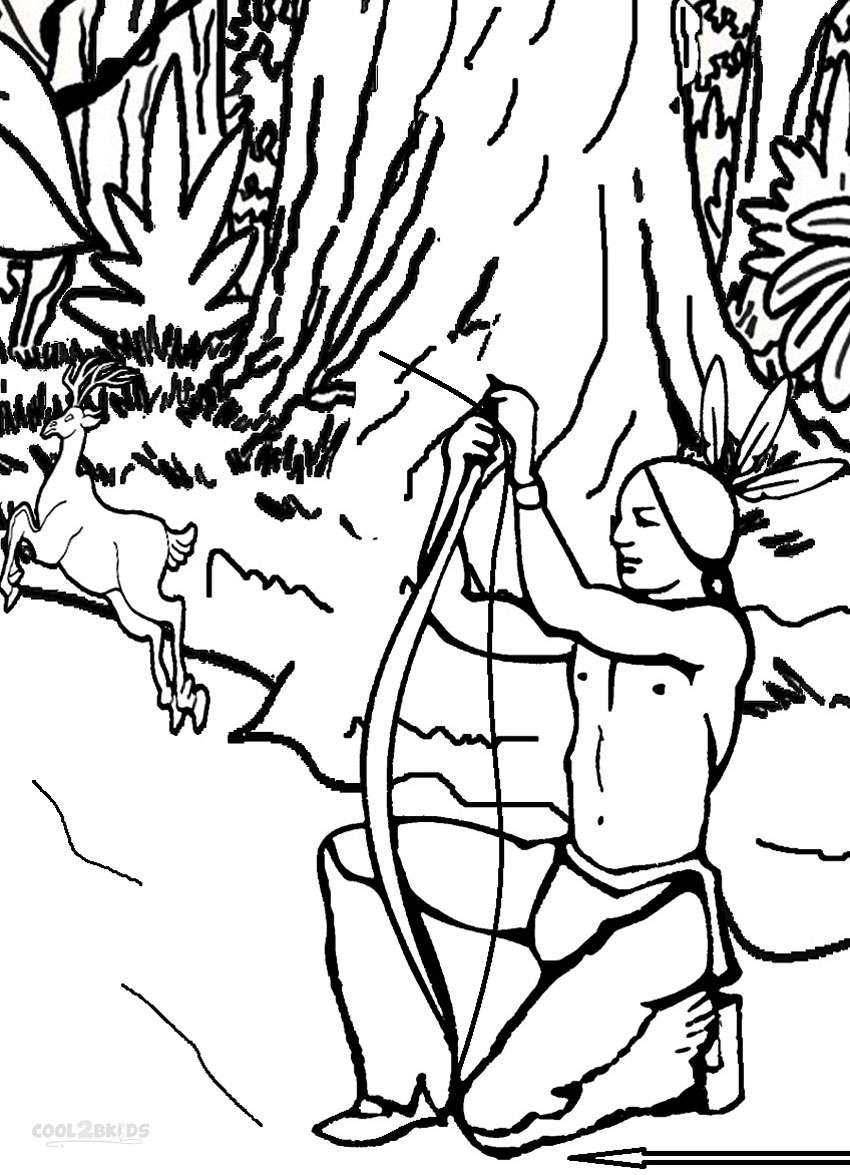 Hunting Coloring Pages